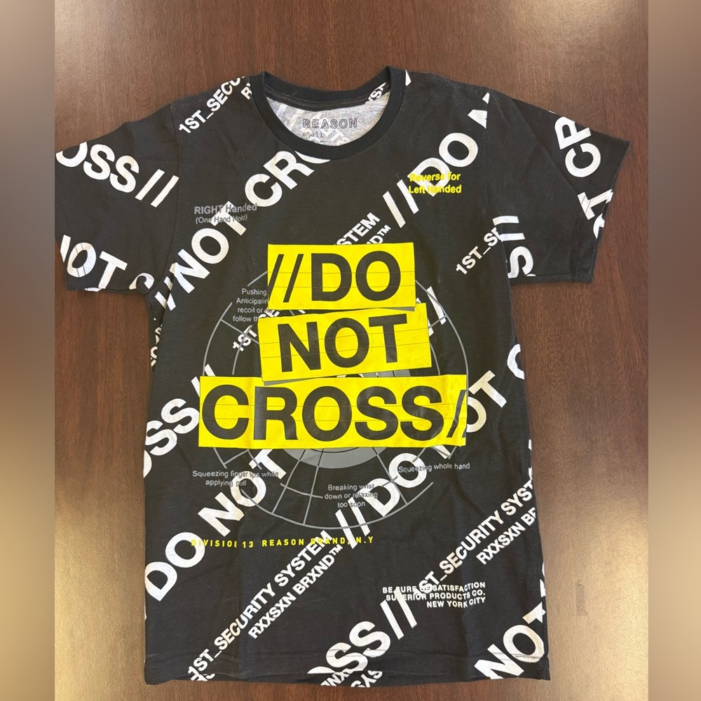 Reason Black and Yellow Graphic Tee